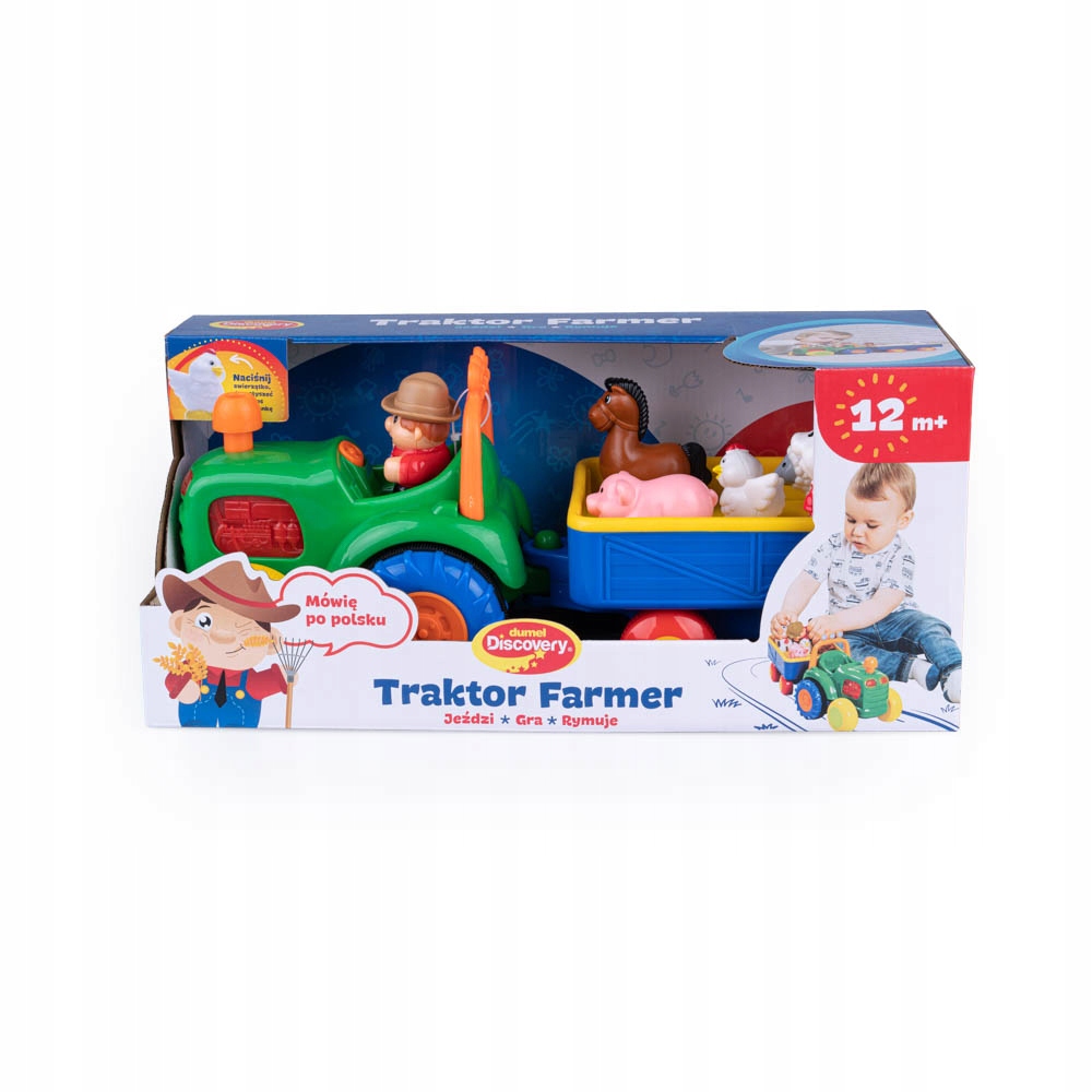 DUMEL DISCOVERY Traktor Farmer z przyczepką 24752