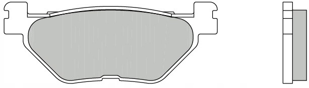 KLOCKI HAMULCOWE BREMBO YAMAHA FJR 1300 01-14 TYŁ Producent Brembo