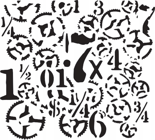 Malířská šablona na omítky 92 cm Architektonický beton Omítka