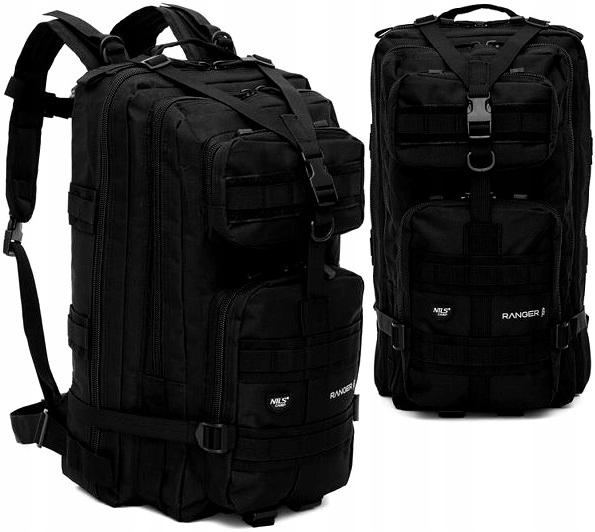 Vojenský Batoh Taktický Černý Vojenský Turistický V Horách 45L Pevný