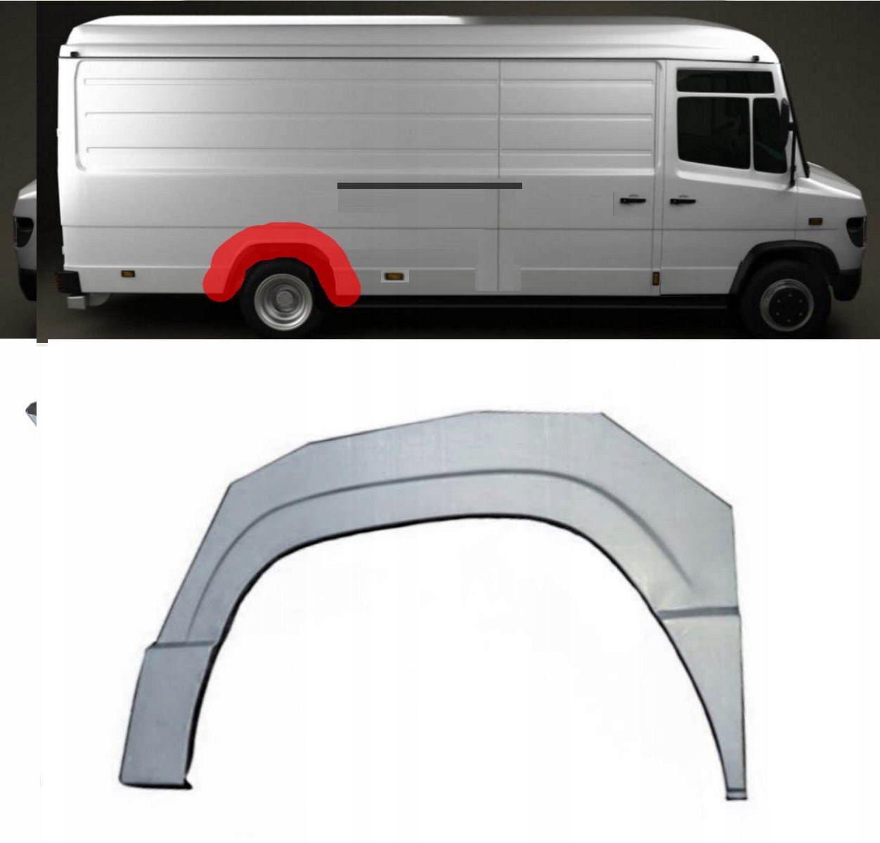 Blatník Zadního Pravého Kola Mercedes Vario W670 95-