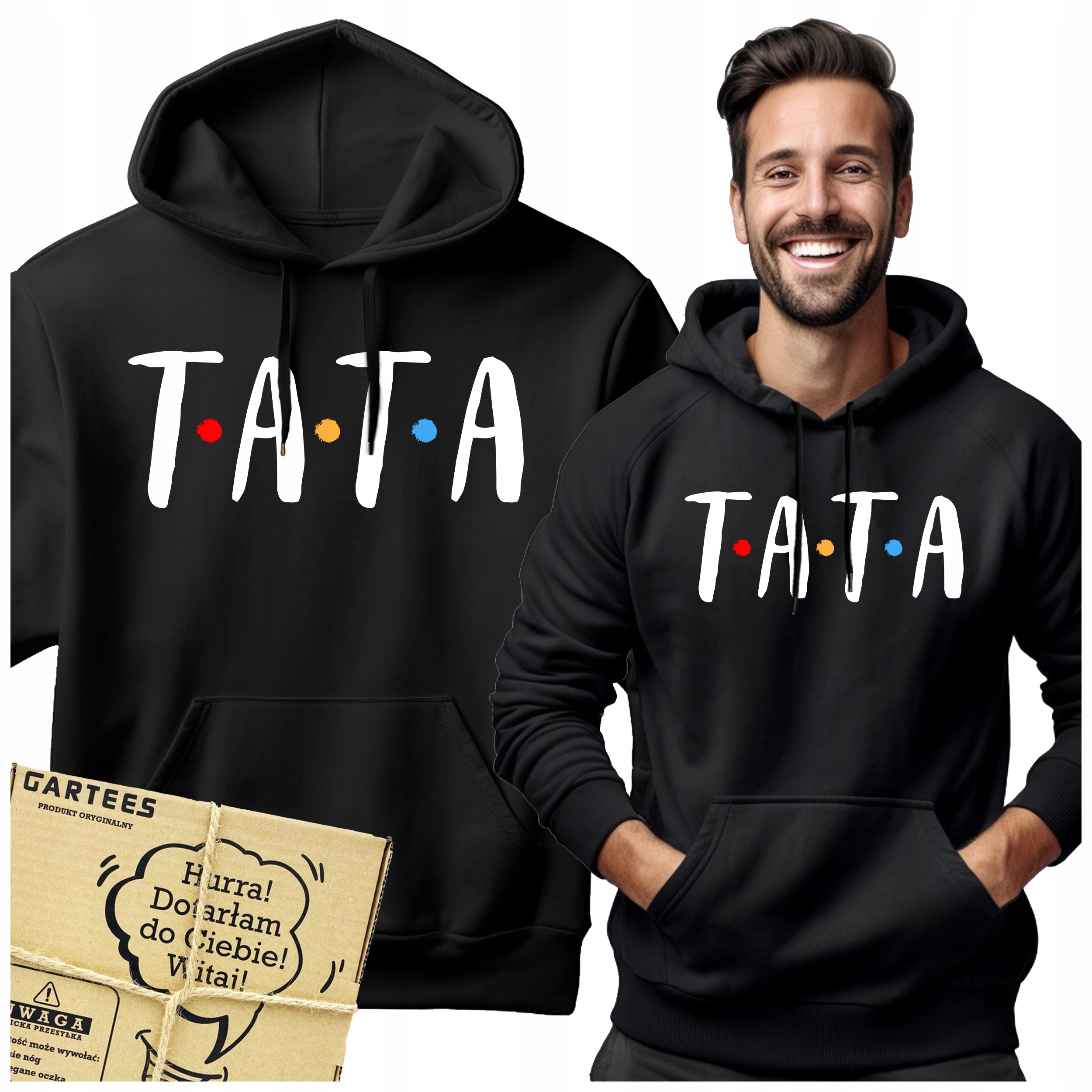 Pánská Mikina Kapuce S Potiskem Tata Serial Friends Dárek Ke Dni Otců