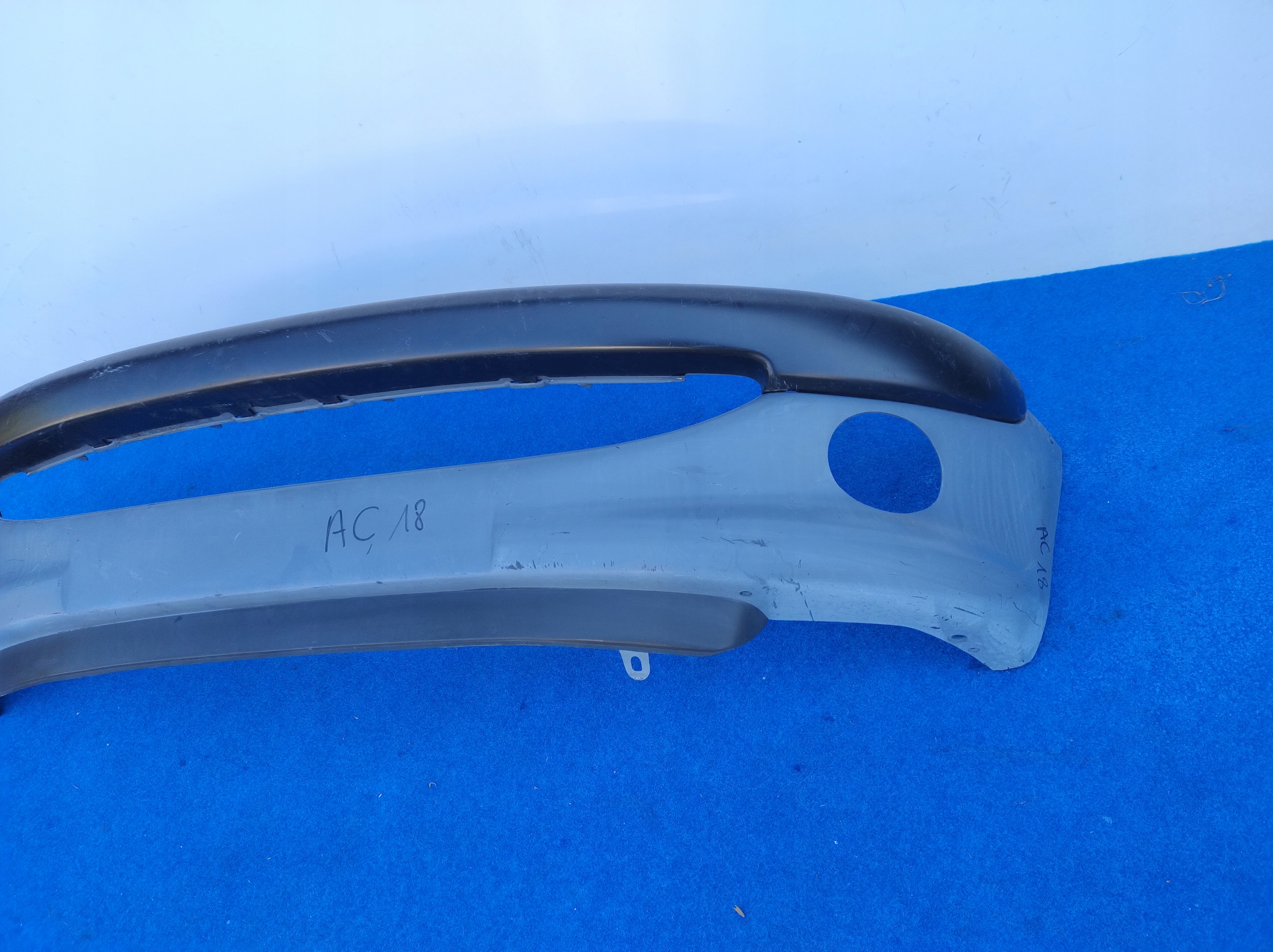 PEUGEOT 206 bumper front WASKI + moulding SPOILER 5723070R AC18
