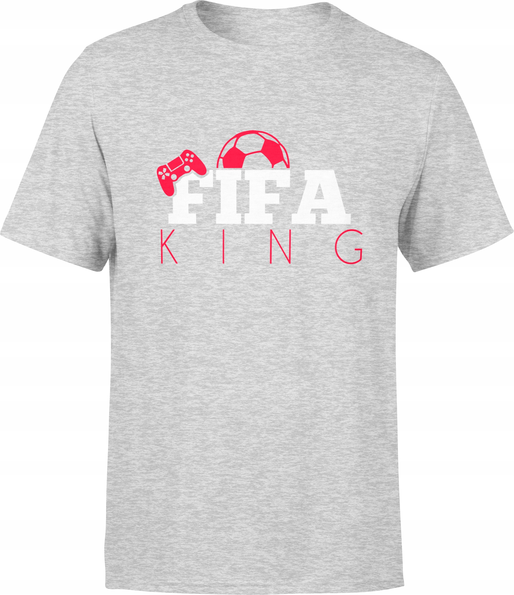 

Męski T-shirt Koszulka Fifa King Dla Gracza R. S