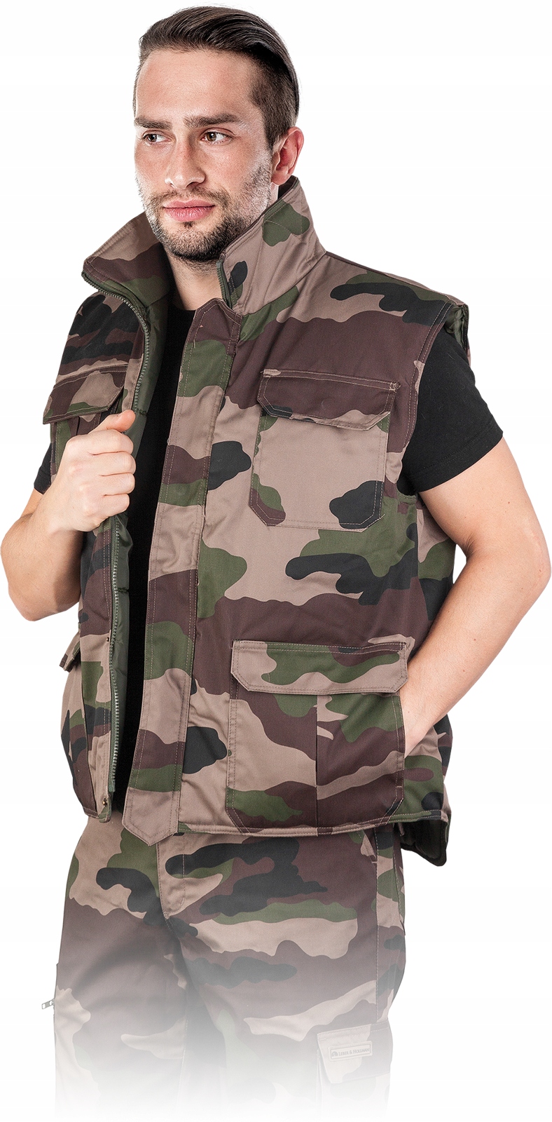 Lh-hunbe Kamizelka wędkarska moro ocieplana