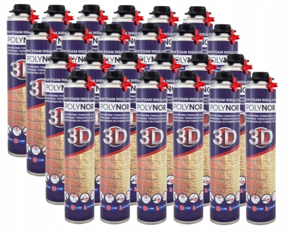 Polynor 3D izolácia pena striekaná pur pena Zateplenie Podkrovia Garáž