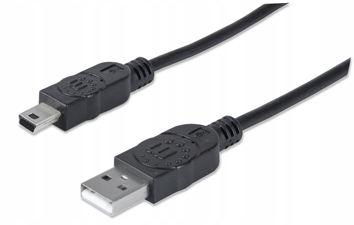 Kabel USB 2.0 Manhattan 333375-CG 1,8 m czarny