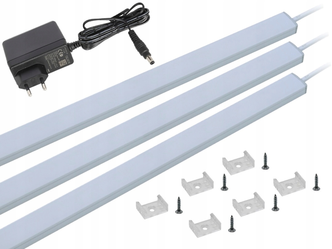 Nábytková lišta jednoduchá Led kuchyňská skříňka 3x150 cm