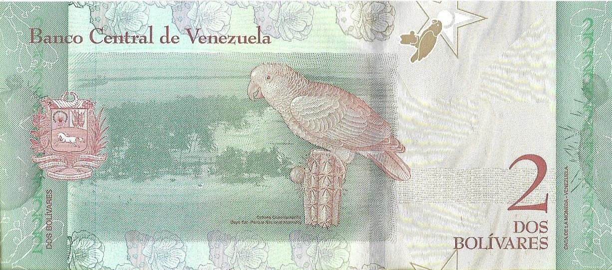 Banknot 2 Bolivar 2018 - UNC