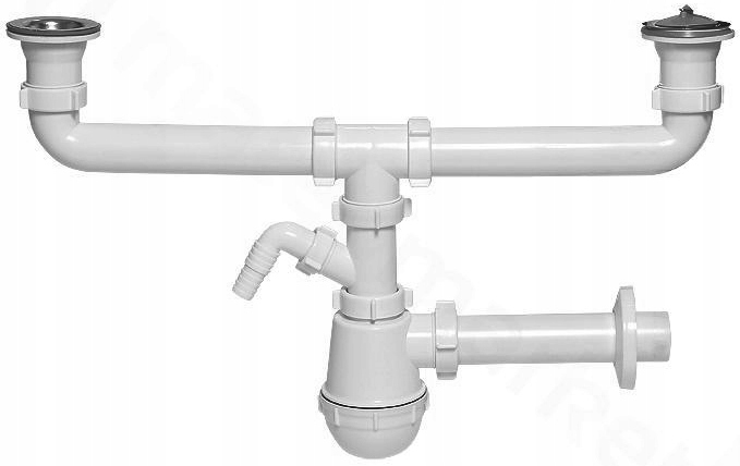 SYFON ZLEWOZMYWAKOWY PODWÓJNY