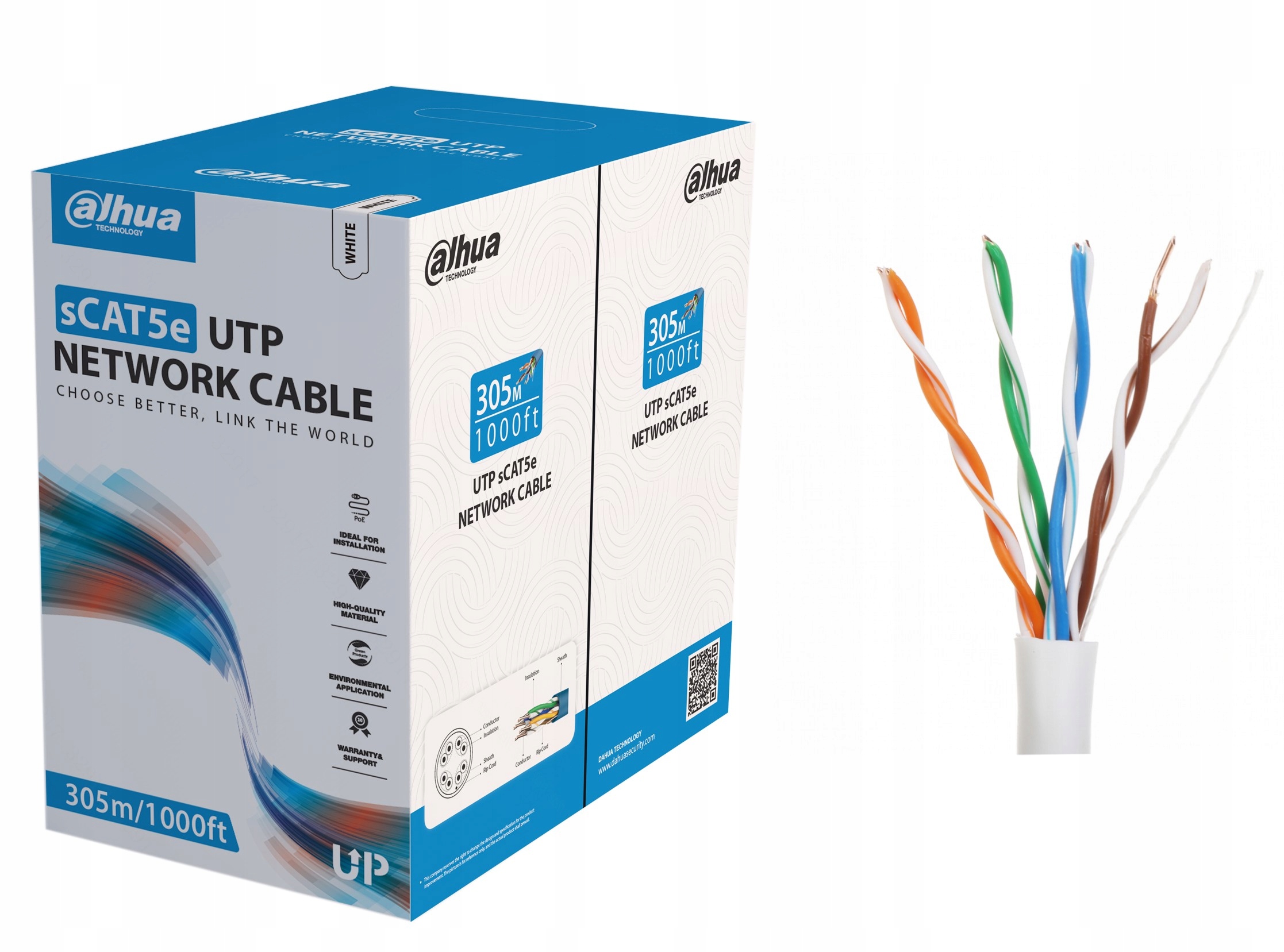 Kabel Teleinformatyczny Skrętka Utp Dahua PFM920I-5EUN