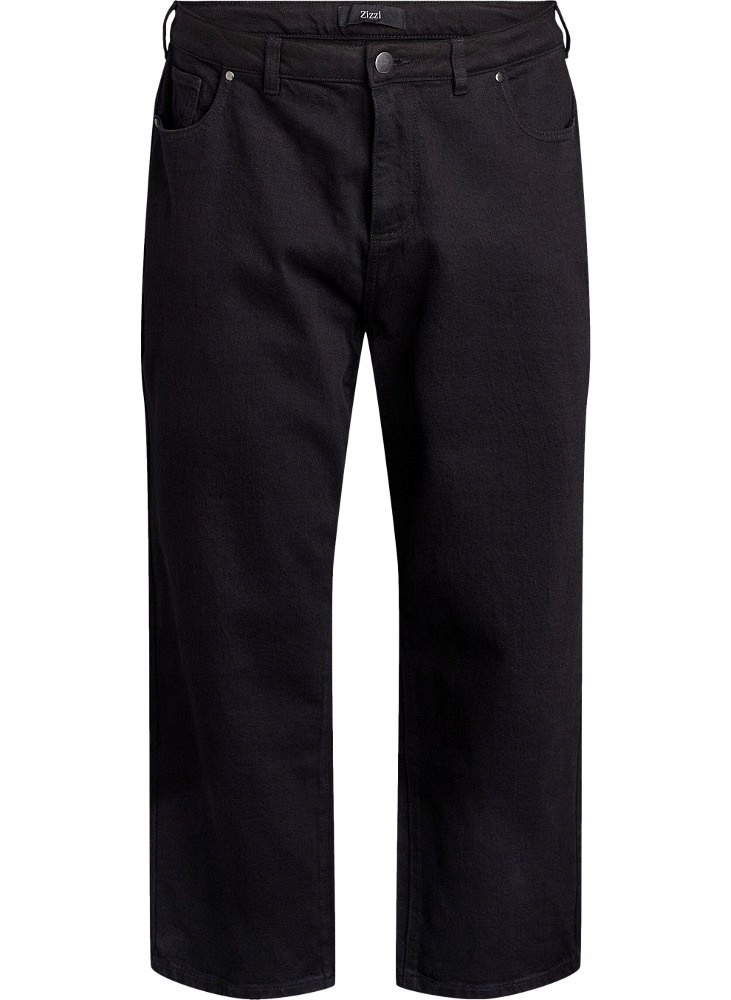 Kalhoty Plus Size Zizzi Volné Džíny O Zkrácené Délce 071A 46