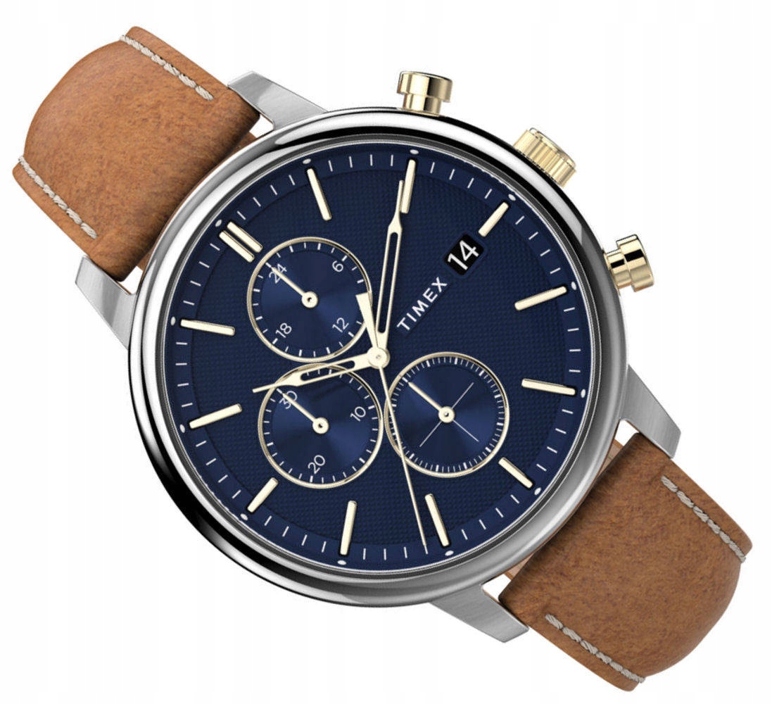 Pánské Klasické Hodinky Timex Chronograf TW2U39000