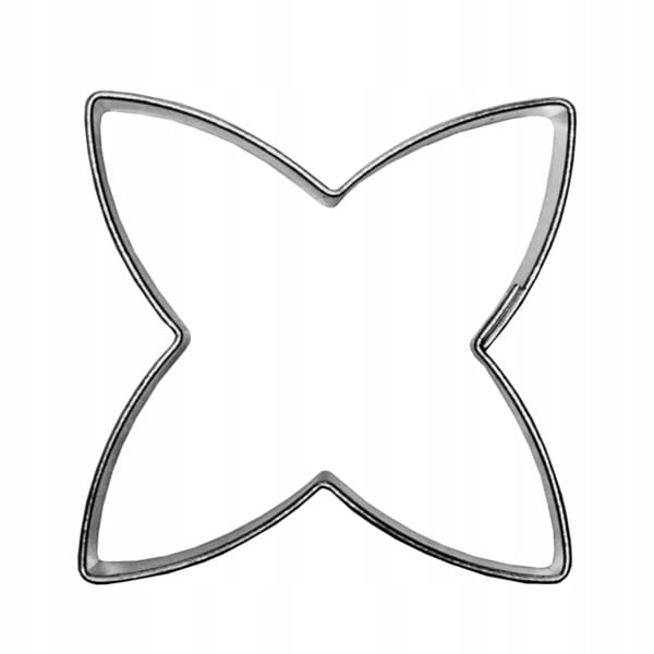 

Foremka kwiatuszek czteropłatkowy 4,6 cm kwiatek