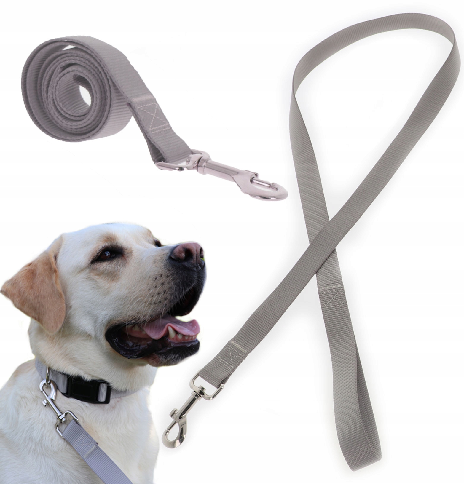 

Solidna Smycz Taśmowa Materiałowa Pies 120X 2cm L