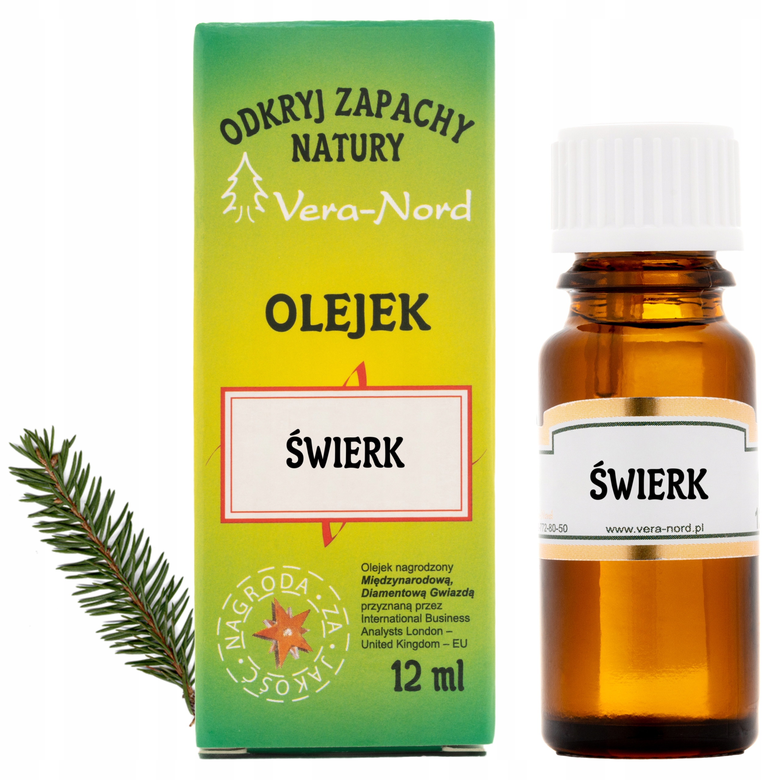

Świerk Olejek Zapachowy 12 ml Vera Nord