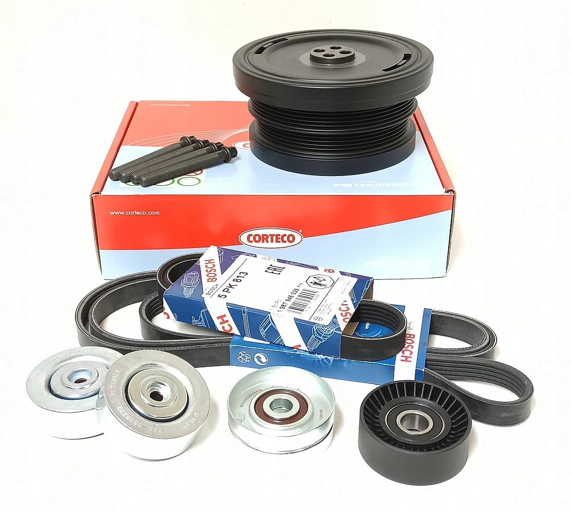 ZESTAW ROLEK PASKI WIELOROWKOWE KOŁO PASOWE BMW X3 E83 LCI M57N DO 2003 Numer katalogowy części BMW-ROL-011