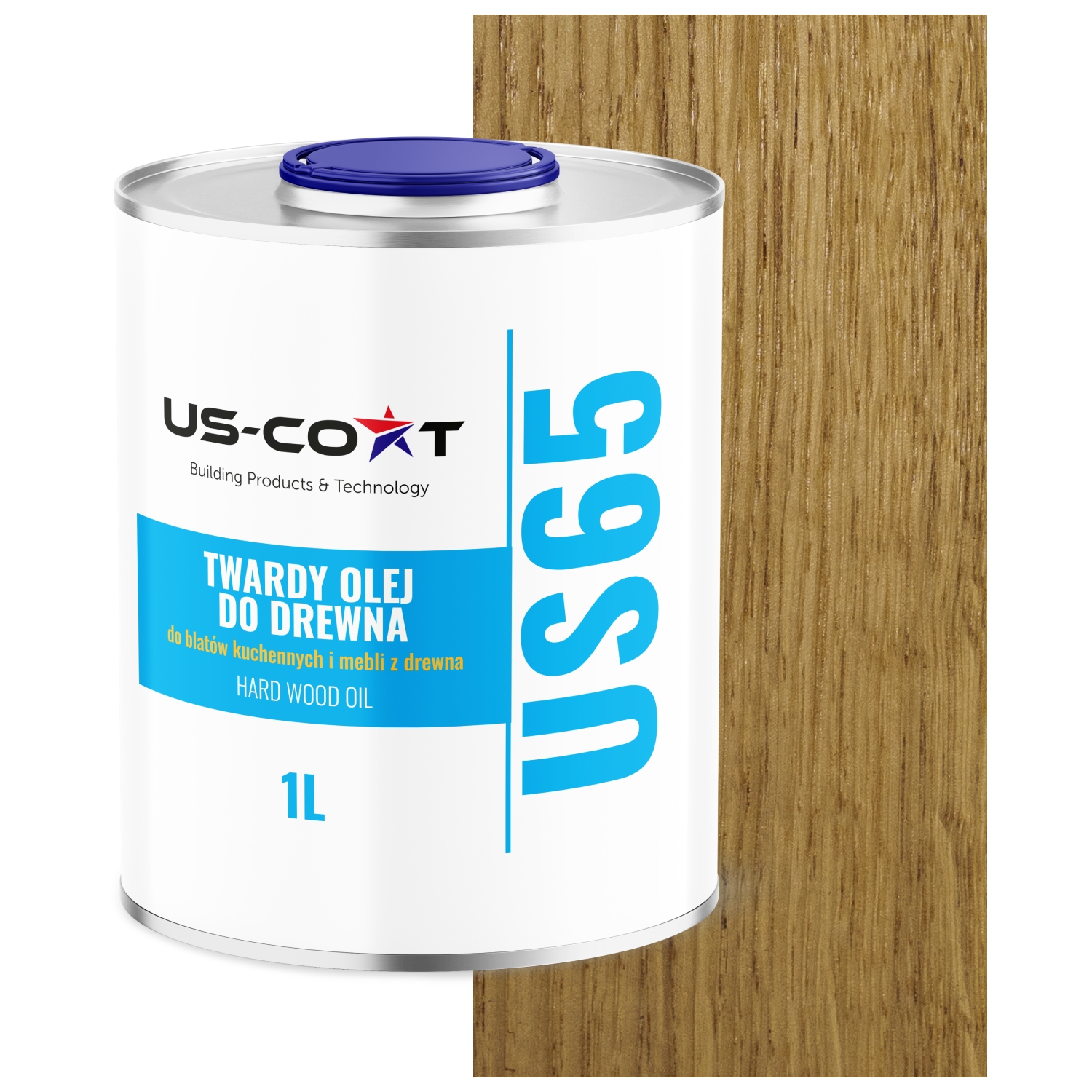 Tvrdý olej na dřevo pro impregnaci nábytku a teras 1L Bezbarvý Matný