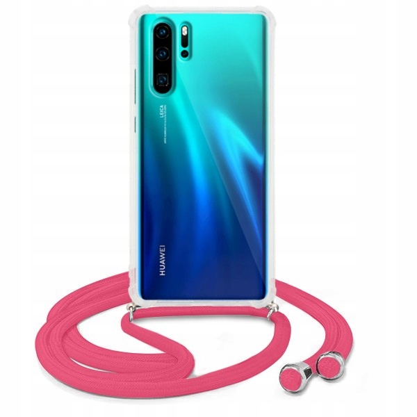 

Etui Crossbody do Huawei P30 Pro Case Sznurek Róż
