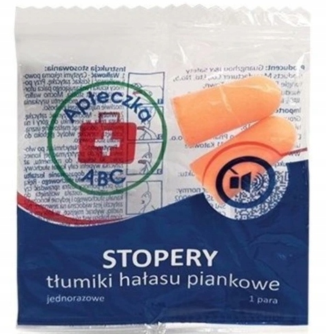 

Apteczka Abc stopery tłumiki hałasu piankowe 1para