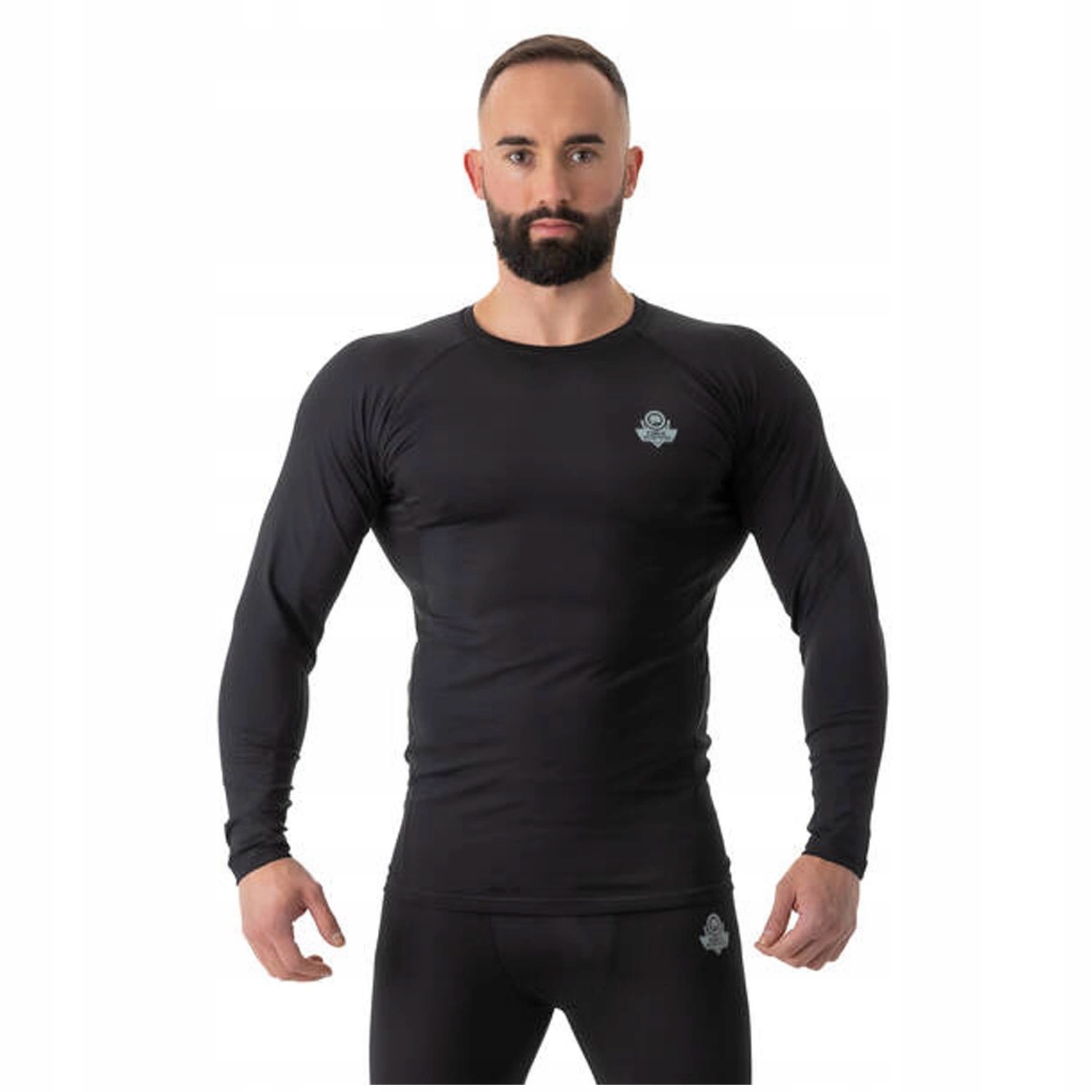 Rashguard Long Sleeve Koszulka Kompresyjna Długi Rękaw Mma Blackrsl M