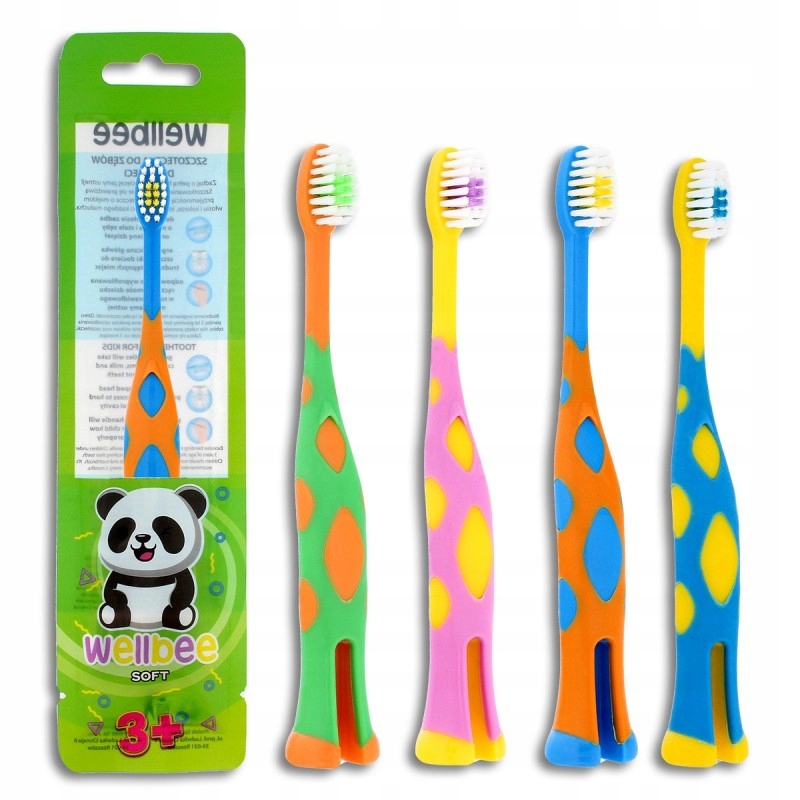 Wellbee Szczoteczka dla dzieci KIDS(3+) Travel Sof