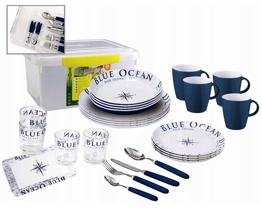 Zestaw obiadowy Brunner All Inclusive Blue Ocean