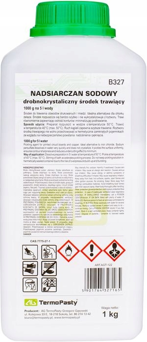 

Ag Chemia Nadsiarczan Sodowy Wytrawiacz B327 1kg