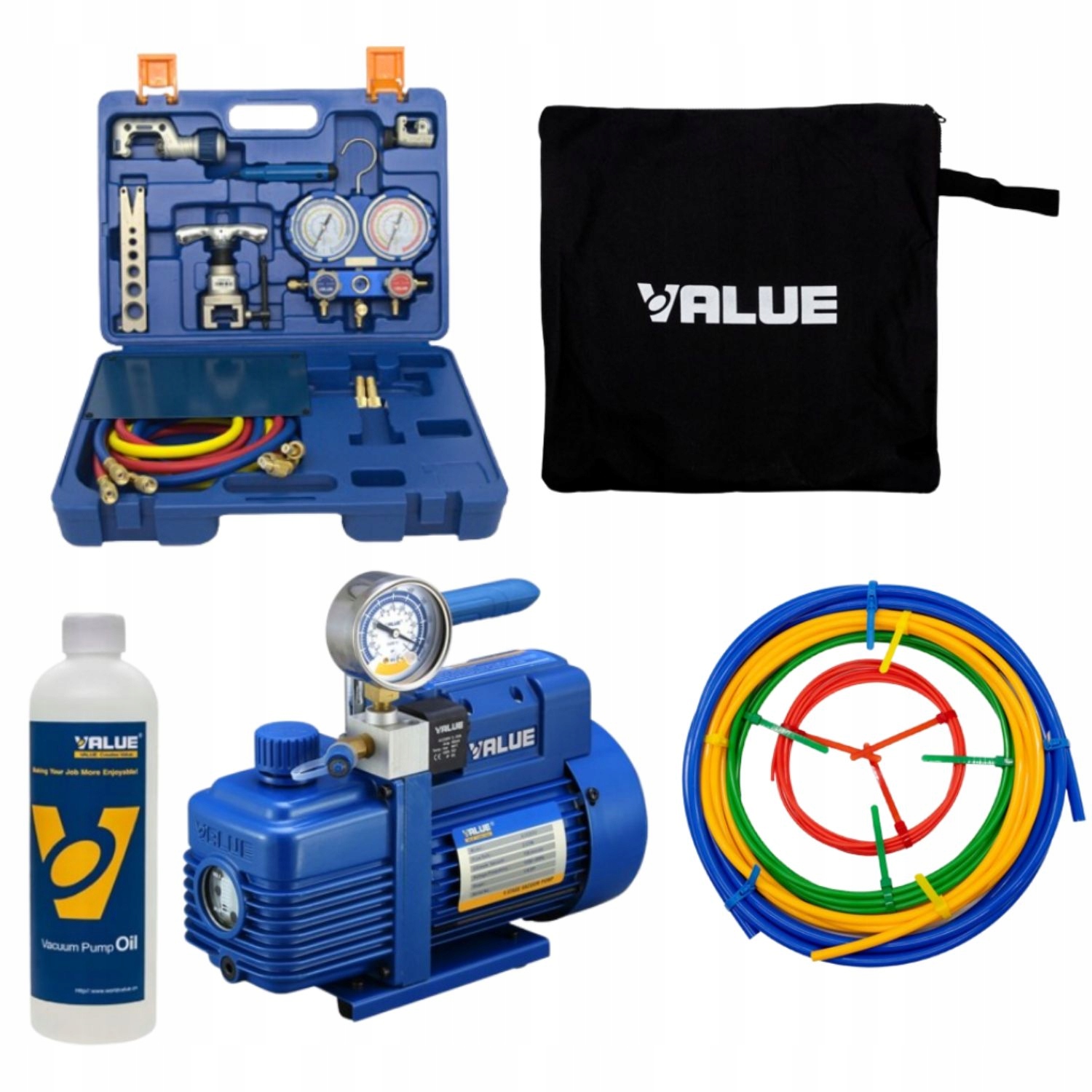 Sada Value Vákuová Pumpa V-I120SV Nástroje VTB-5B-II Tyče VBT-4S