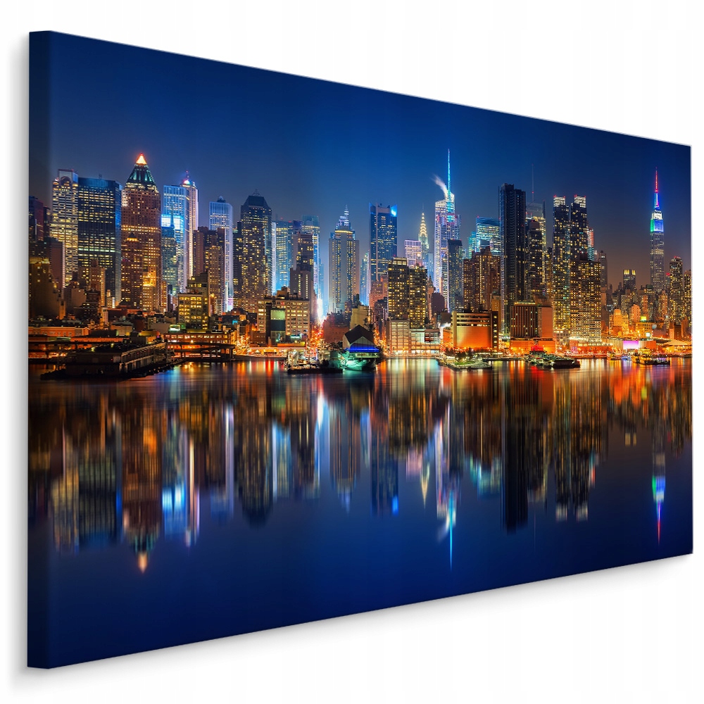 

Obraz do Salonu Nowy Jork Manhattan Nocą 3D 120x80