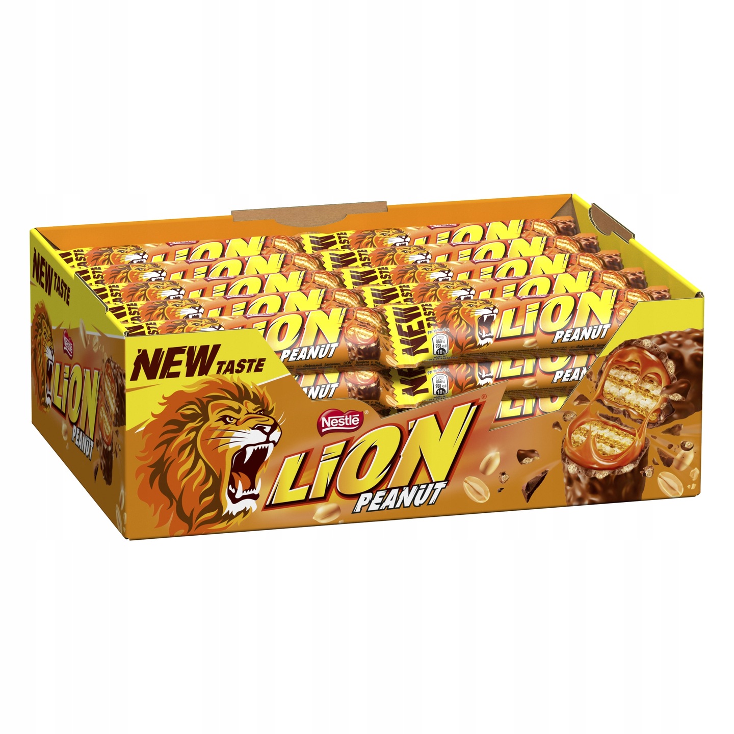 Nestle Lion Baton czekoladowy Peanut Pasta orzechowa 40g x40