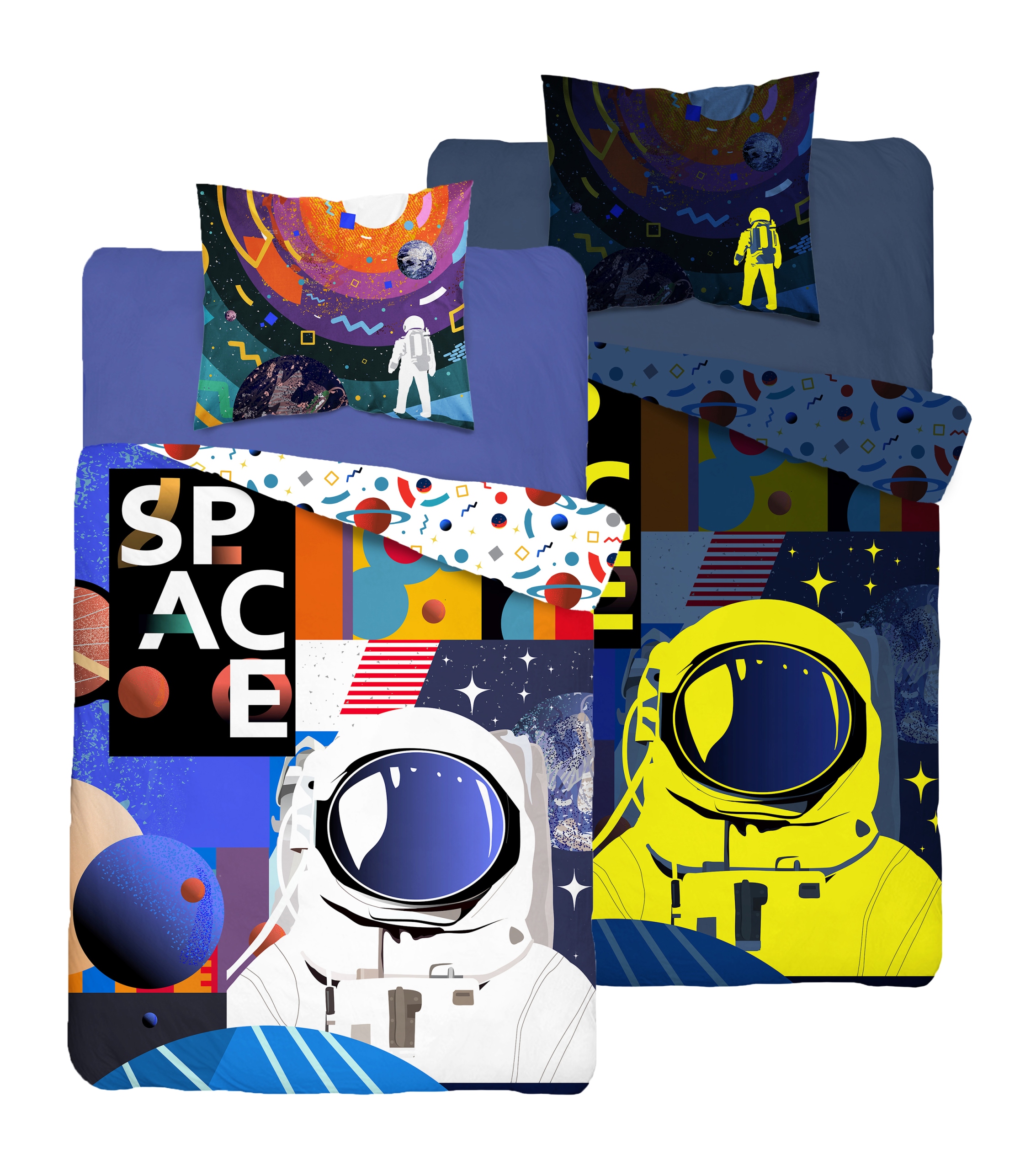 

Pościel świecąca Space Kosmos Kosmonauta 160x200