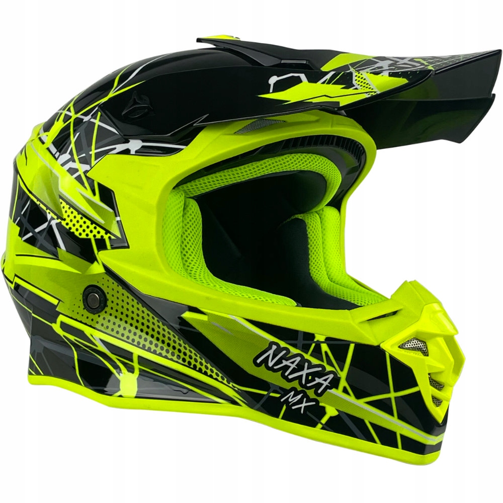 KASK CROSS OFF-ROAD NAXA C9/U grafika połysk XL