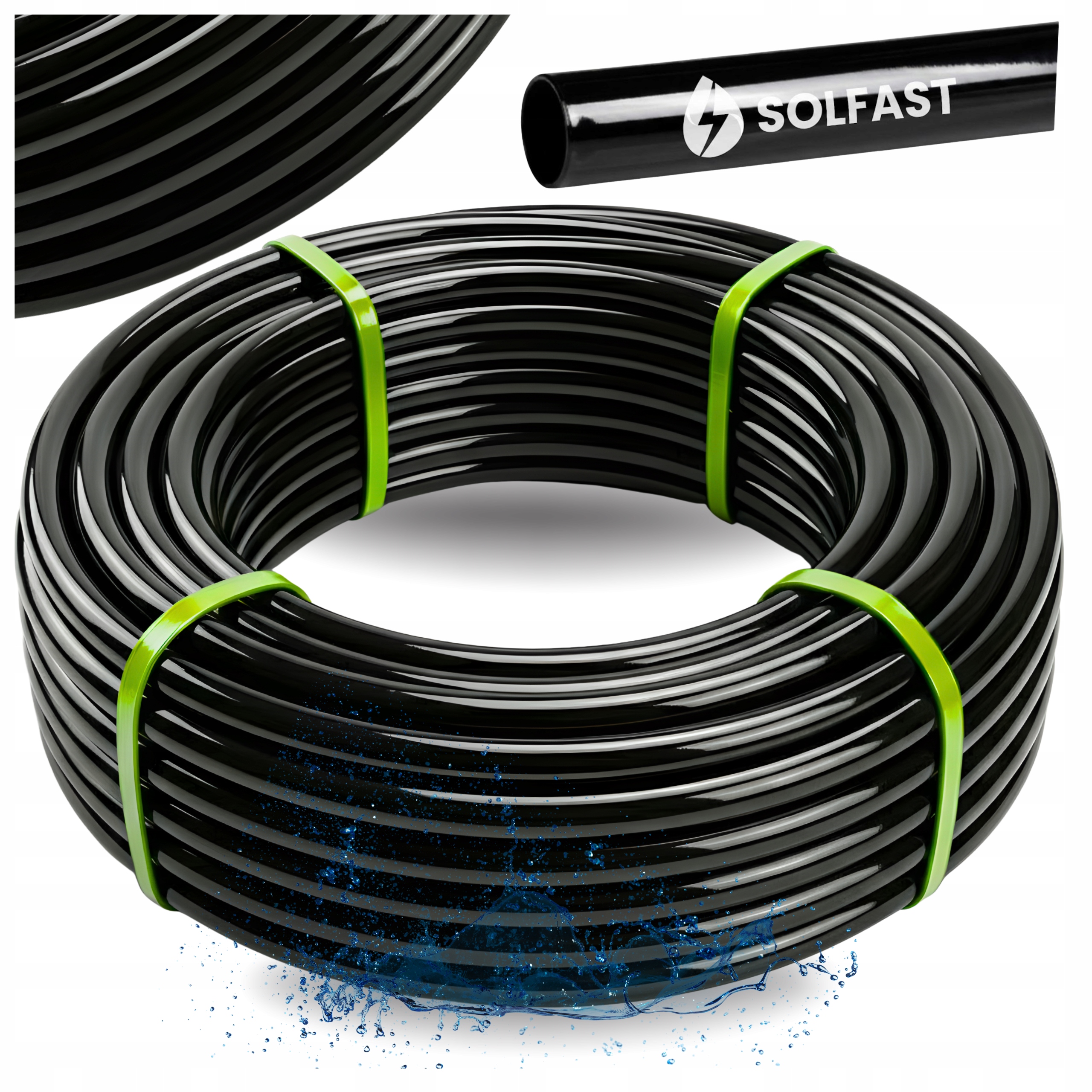 Montažní Trubka Pe fi20 Hadice bez děr Potrubí 50 m Zavlažovací systém Hadice