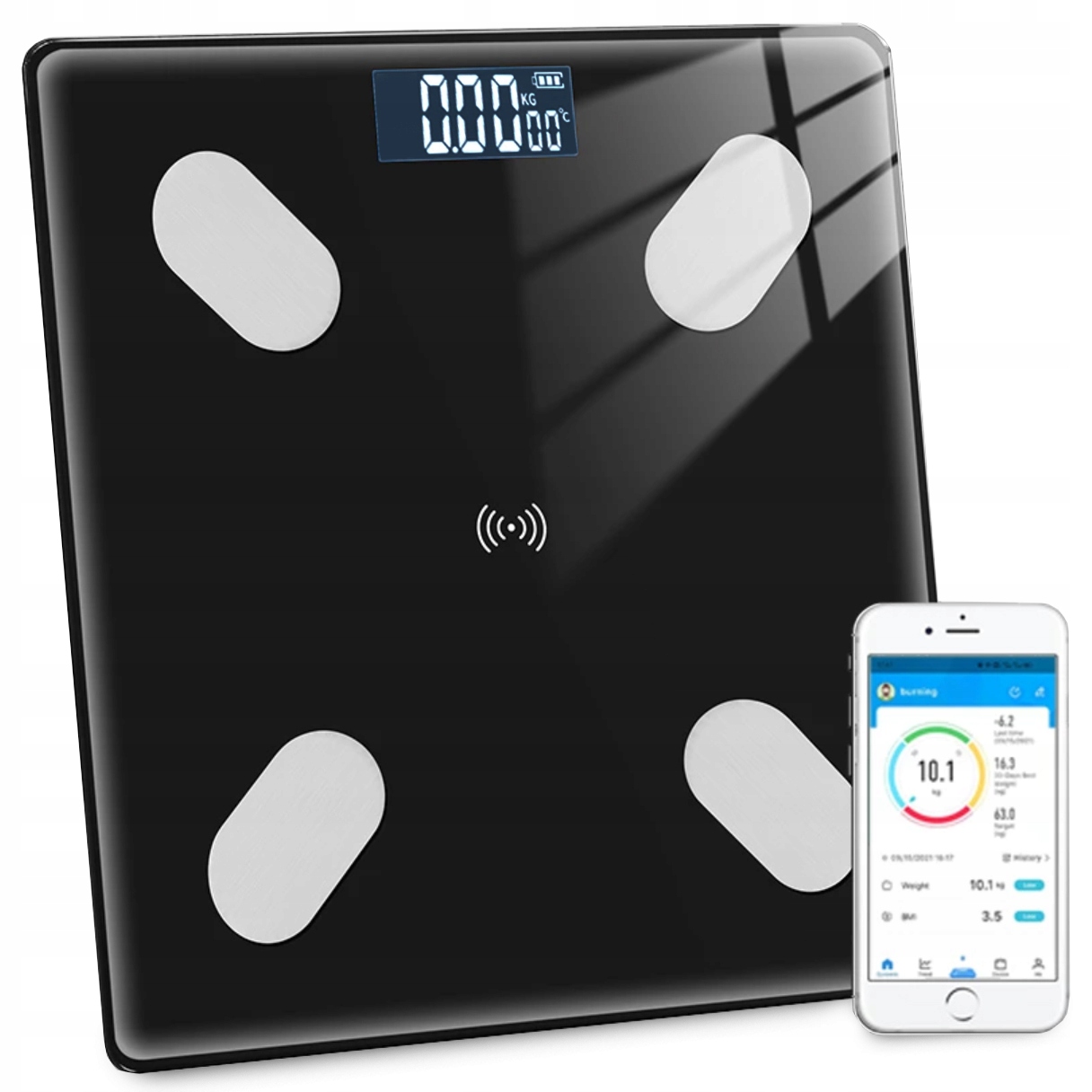 

Waga Łazienkowa Analityczna Bluetooth Miarka