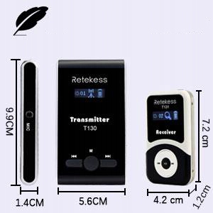 Retekess T130-T131 Bezprzewodowy System Tour Guide, Audio Tour Guide System Stan opakowania oryginalne
