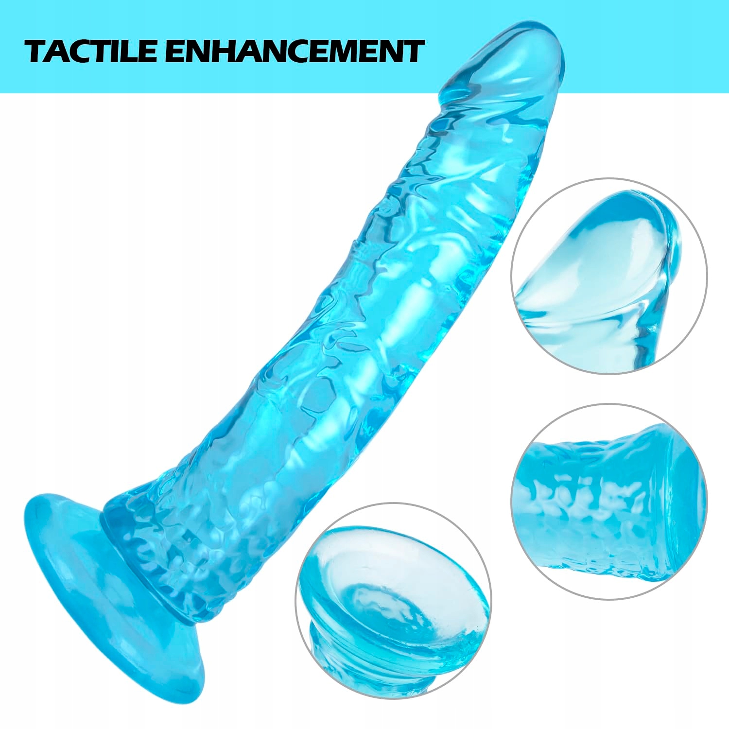 LIFELIKE LOVER Realistyczny Dildo 18cm Silikonowy z Mocną Przyssawką — miniatura 3
