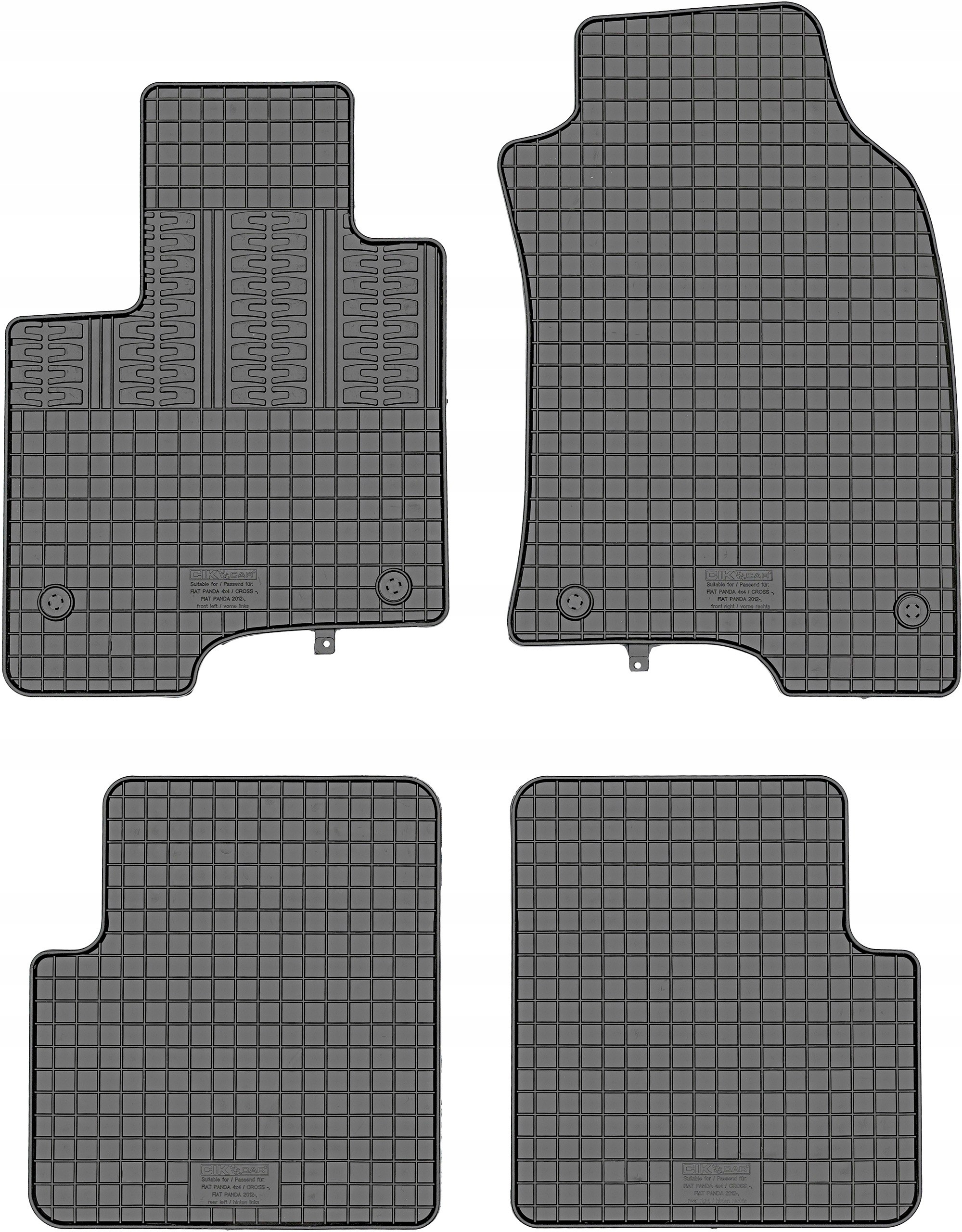 

Fiat Panda 2012- Dywaniki gumowe