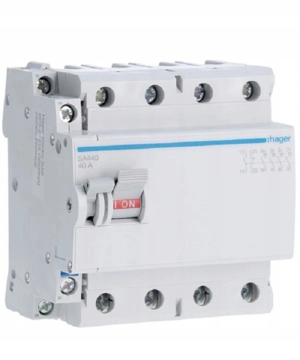 Izolačný odpojovač s pomocným kontaktom 4-rýchlostný 40A