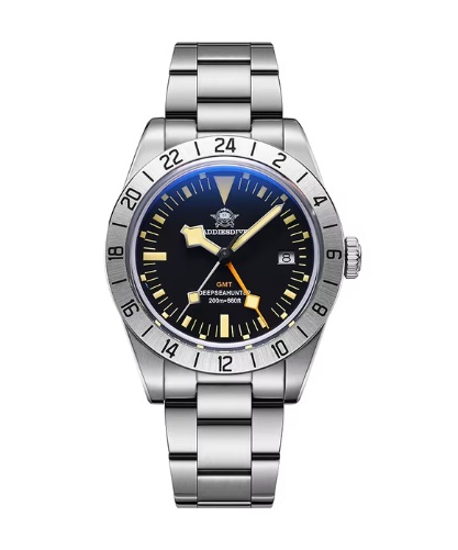 Hodinky diver Addiesdive Gmt Luminous švýcarský mech. Ronda 515-24H