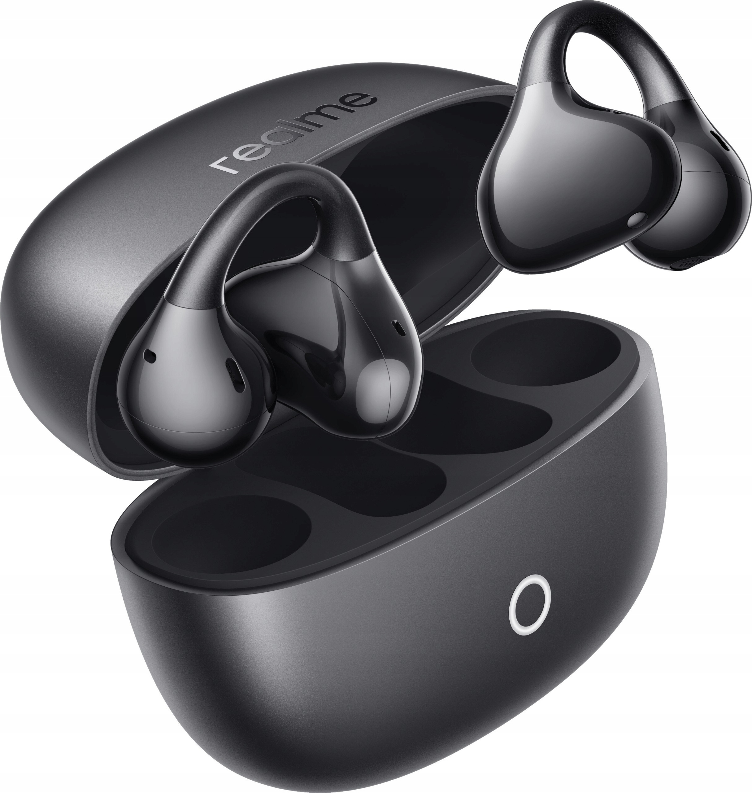 Bezdrôtové slúchadlá do uší realme Buds Clip Black Titanium Black