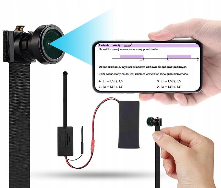 Mini Špionážna Kamera Skrytá Ip Wifi Vzdialený Náhľad Do Textu Na Skúšku