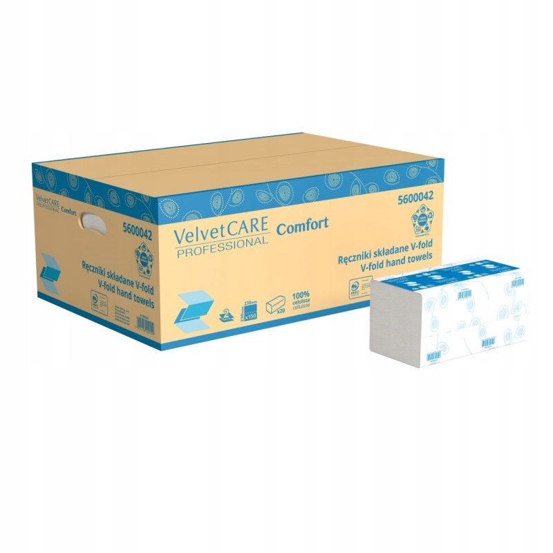 Levně Ručníky Zz Bílé Celuloza 2 Warst. 23x23 Velvet