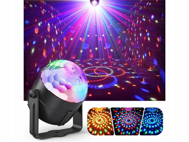 Диско-куля диско-куля LED RGB проектор вогні бренд я-Tec