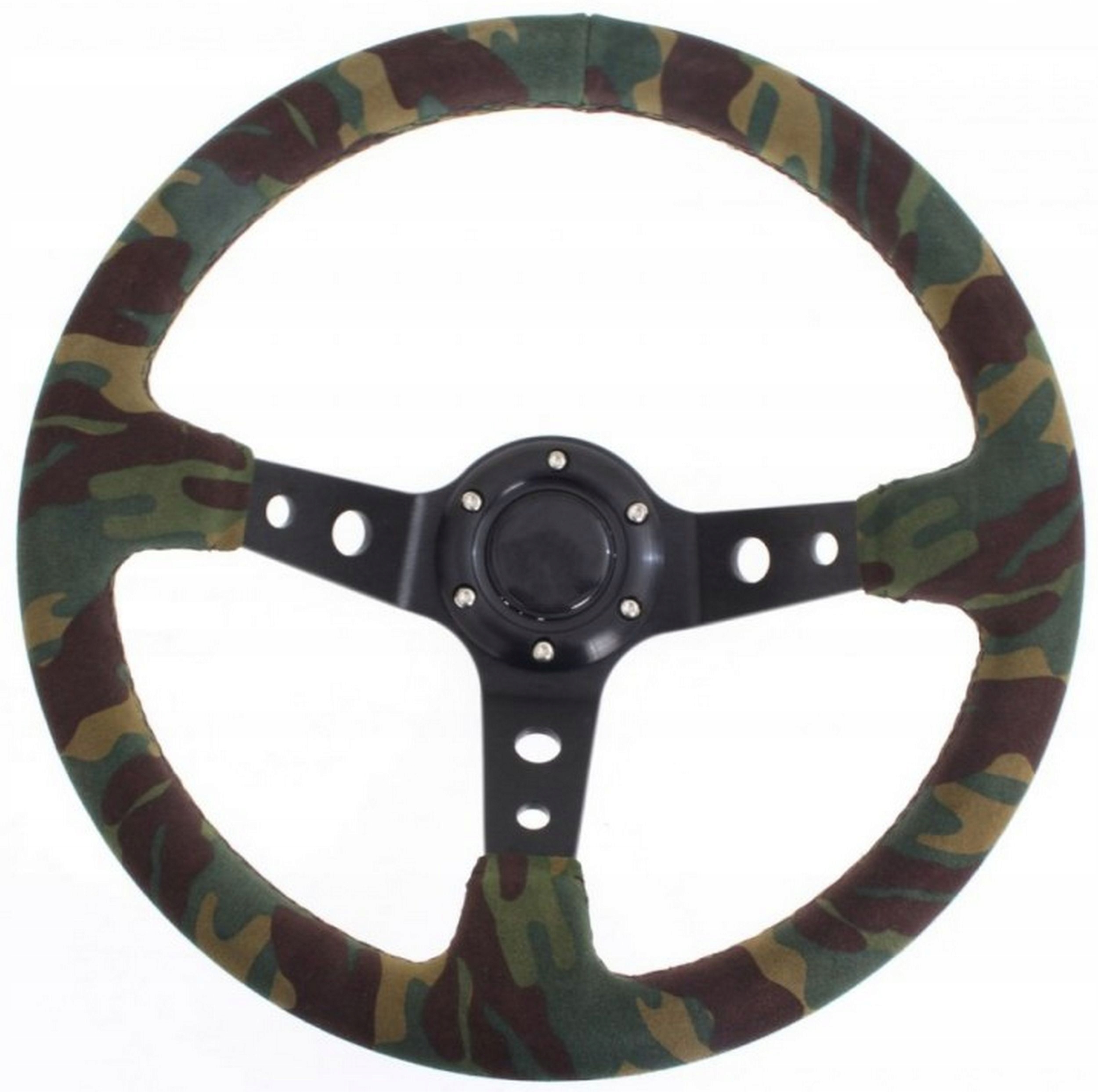 СПОРТИВНЫЙ РУЛЬ СЛАЙД 350 ММ СМЕЩЕНИЕ 0 ММ КАМУФЛЯЖ