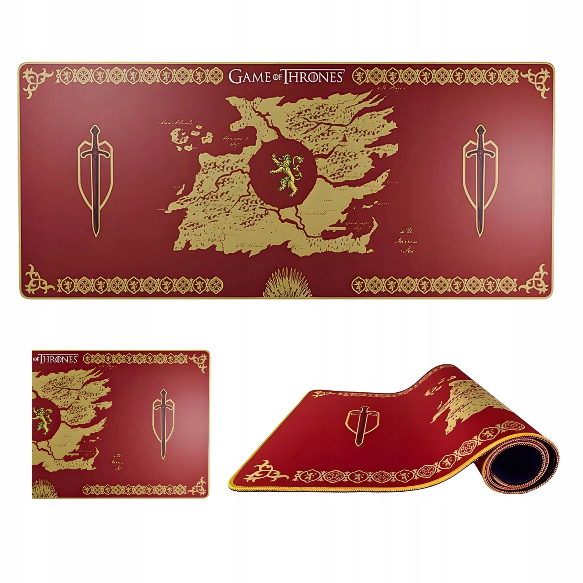 Podkładka na biurko Gamingowa Game of Thrones antypoślizgowa 90x40 cm XXL