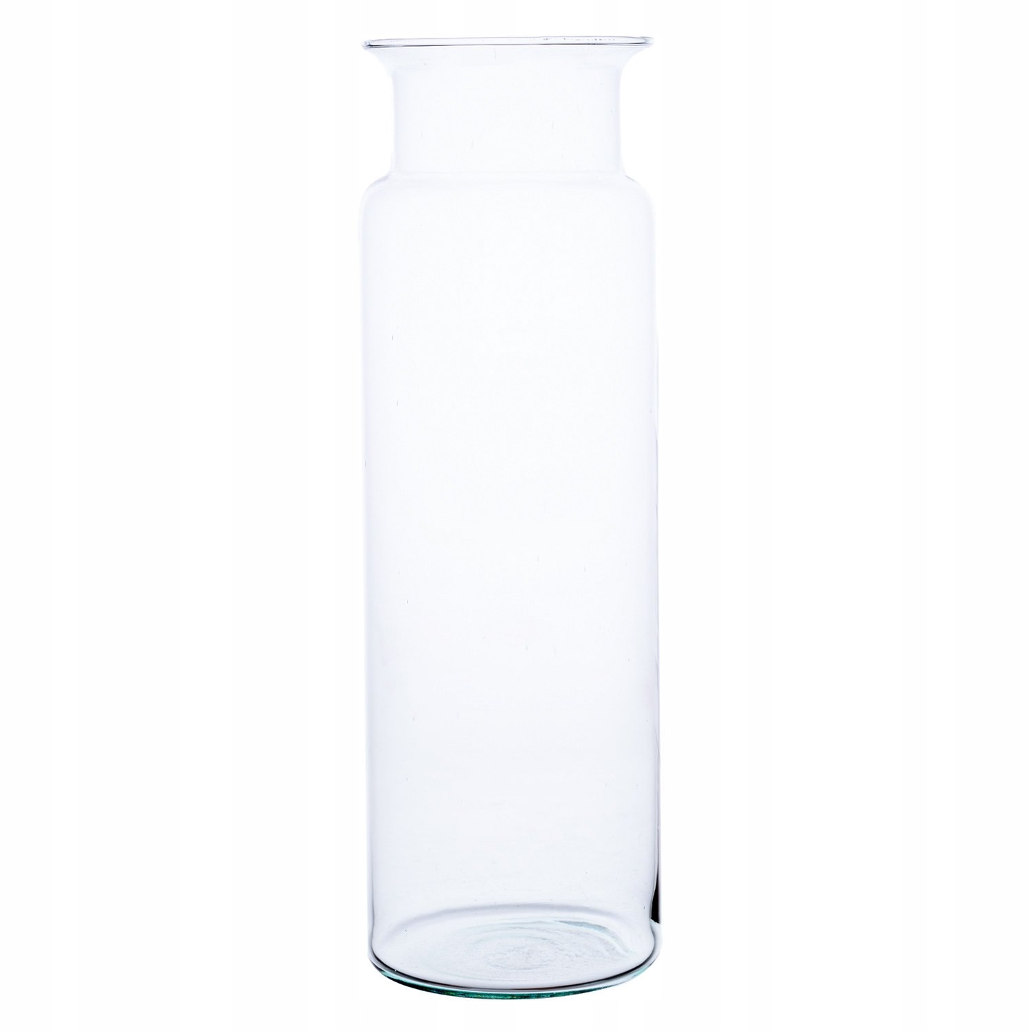 SZKLANY WAZON SLIM SZKŁO EKO WĄSKI DO PAMPASÓW (szeroka szyjka)