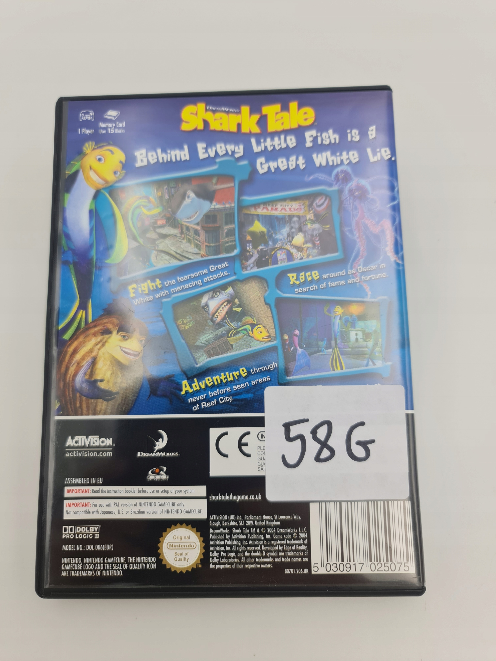 NINTENDO GAMECUBE SHARK TALE Platforma Nintendo GameCube