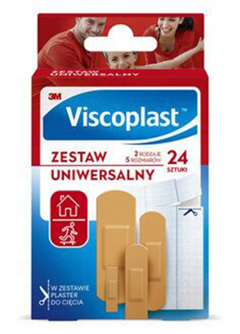 

Viscoplast Plastry zestaw Uniwersalny 24 szt