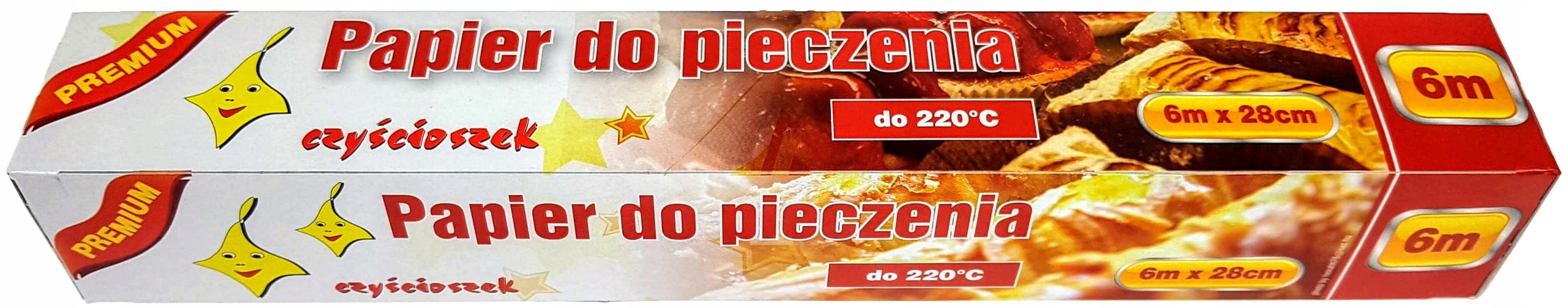 

Papier Do Pieczenia Wypieków Brązowy 6m 28cm rolka